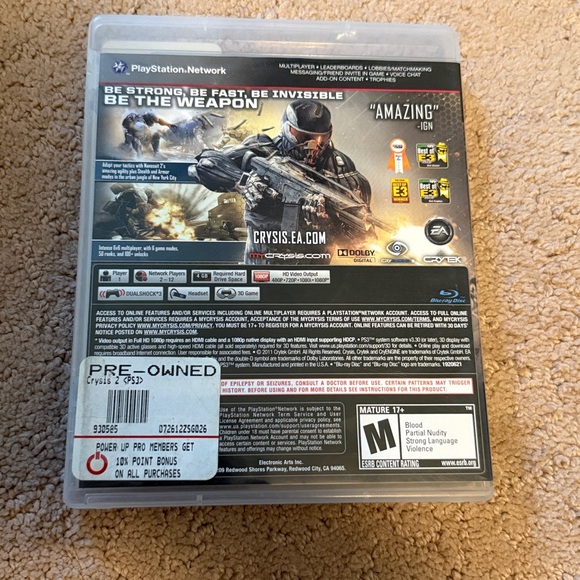 Crysis 2 | Sony Playstation 3 PS3 | Vintage Video Game - Picture 3 of 3